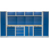 Kvalitný PROFI BLUE dielenský nábytok 3920 x 495 x 2000 mm - MTGS1300AA