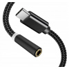 Adaptér Co2 USB-C - Jack 3,5 mm čierny