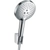Hansgrohe RAINDANCE SELECT S 120 sada so sprchovým držiakom, 1,25 m, chróm, 26701000