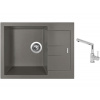 Set Sinks AMANDA 650 Truffle + batéria Sinks MIX 350 P chróm