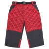 Chlapecké 3/4 plátěné kalhoty - NEVEREST K267, červená Farba: Červená, Veľkosť: 158