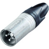 Neutrik NC3MXX XLR konektor zástrčka, rovná Pólov: 3 strieborná 1 ks; NC3MXX