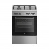 Kombinovaný sporák (plyn/elektrina) Beko FBE62130GXDN 60 cm