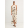 Marella šaty z viskózy FIERO 2613221112200 béžová 34