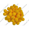 Plyšové POM POM guličky 2cm XXL balenie 100ks - slnečnicové žlté