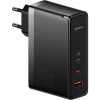 Baseus CCGP100201 GaN5 Pro Fast Nabíječka USB + 2xUSB-C 140W Black 6932172610227
