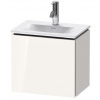 Duravit L-Cube - Umývadlová skrinka 40x44x31 cm, pravá, 1 dvierka, lesklá biela LC6133R2222