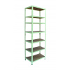 Meets-ecommerce UG Kovový regál 180x75x23, 4-7 políc Farba: Metalická zelená, Počet polic: 7 políc