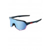Slnečné okuliare 100% S2 Black Holographic, HiPER Blue Multilayer Mirror Lens