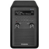 Sangean DDR-60 stolný rádio DAB+, DAB, FM AUX, Bluetooth, NFC vr. diaľkového ovládania, funkcia alarmu čierna; A500364