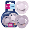 Lovi cumlík silikon dynamický Prime 2ks Baby Lilac/Violet