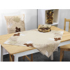 Jesenný Vyšívaný obrus 5448 - rôzne veľkosti a obliečky na vankúš - motív JESENNÉ LISTY Veľkosť: OBDĹŽNIK 40*85cm