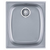 Alveus BASIC 10 nerezový drez so sifónom 38x44 - nelešt.povrch hladkej ocele, FI 90mm 1082195