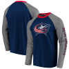 Fanatics Pánské tričko Columbus Blue Jackets NHL True Classics Tri-Blend Raglan Veľkosť: S