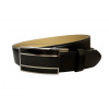 Pánský společenský opasek BEST JEANS A6/020/60 Black Délka: zkrátit na 95