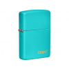 Zippo 26952 Flat Turquoise Zippo Logo