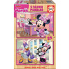 Educa Drevené Minnie Happy helpers Disney 2 x 25 dielov
