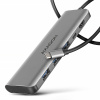 AXAGON HMC-5H, USB 5Gbps hub, 3x USB-A, HDMI 4k/30Hz, PD 100W, kábel USB-C 100cm Axagon