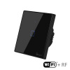 dotykový vypínač čierny WiFi+RF Sonoff TX3-1CH (12071)