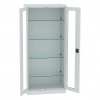 Presklená skriňa Sml 112 color_body: RAL 9010, biela, color_door: RAL 9010, biela