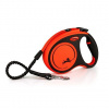 Flexi Xtreme páska, čierna/oranžová M: dĺžka 5 m, do 35 kg