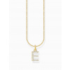 Thomas Sabo KE2244-414-14-L45V Gold-plated necklace letter E