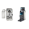 ECM Puristika PID, anthracite + Rancilio Rocky Doserless