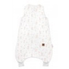 Mušelínový spací vak s nohavičkami GOOSE Baby Nellys Soft, 70cm, biela