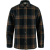 Fjällräven Singi Flannel Overshirt M, Veľkosť XL, Farba DARK NAVY-WOOD BROWN