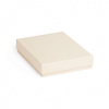 Darčeková krabička s vekom 215x155x40mm, slonová kosť, 10 ks