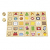 Viga Drevené puzzle - tvary 25 dielikov