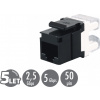 Zařezávací keystone Solarix CAT5E UTP RJ45 SXKJ-5E-UTP-BK