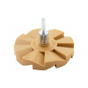 Kotúč lamelový gumový pre odstránenie fólie, priemer 90 mm, stopka 6 mm - BGS 3999-1
