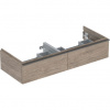 Geberit iCon Skrinka pod dvojité umývadlo 118,4 x 47,6 cm, orech hikor 502.314.JR.1