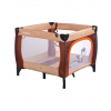 Caretero Quadra Brown detská skladacia ohrádka