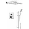 Sapho Sapho, Podomietkový sprchový set s termostatickou batériou, box, 2 výstupy, chróm, 1102-32-21