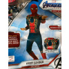 Kostým pre chlapca- Avengers Iron Spiderman Marvel 134 Outfit (Blue Ninja Dragon Silver Star + Nunchak Outfit)