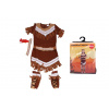 MFP Set karneval W045127 - indiánka M 110- 120 cm