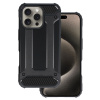 TopQ Zadný kryt pre iPhone 16 Pro Max Panzer čierny
