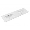 ArtCom Keramické umývadlo FLY 140D | E-8073-140D | biely lesk 140 cm