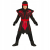 KOSTÝM JAPONSKÝ BOJOVNÍK NINJA ČERVENÝ 142-148