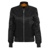 Bombera URBAN CLASSICS - LADIES BASIC BOMBER JACKED \ Black XS