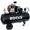 Piestový kompresor 100 l - 3 hp - 231 l/min - 10 bar - 230v - čierny ROOKS