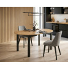 VIKO-design-TOP Jedálenský stôl rozkladací okrúhly STM-BL artisan