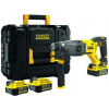 Hammer Aku 18 V Li-Ion, SDS-plus, kufor, 2 batérie, V20, SFMCH900 m22-QW, STANLEY 626322