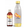 Báza na koktaily SodaStream Broskyňa Zázvor 330 ml + Fľaša 1 l + kniha