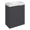 Sapho LATUS X umývadlová skrinka 39,4x50x22cm, antracitový mat LT110-3434