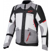 bunda ANDES V4 DRYSTAR, ALPINESTARS (tmavě šedá/světle šedá/černá/červená, vel.