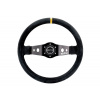 Sparco R215 závodný volant 350 mm, hloubka volantu: odsazený, materiál: semiš