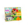 Bigjigs Toys Motorická doska každodenných zručností